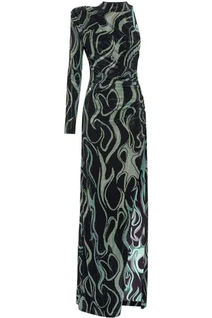 Philipp Plein Rhinestone-embellished jersey maxi dress