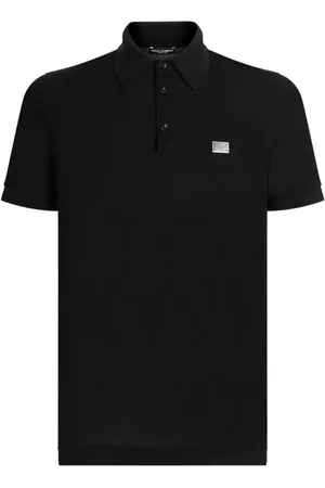 Dolce & Gabbana Logo-plaque polo shirt