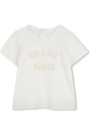 Chloé Logo-embroidered cotton T-shirt