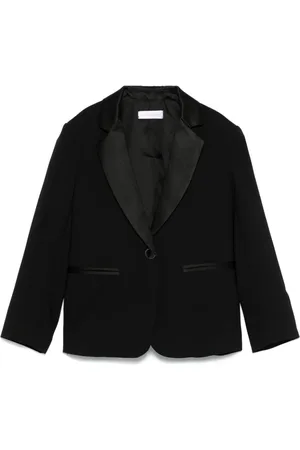 MONNALISA Satin-lapels blazer