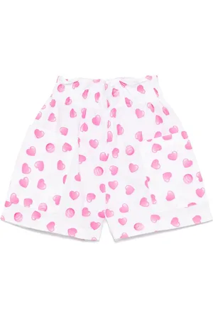 MONNALISA Heart-print shorts