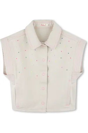 Billieblush Crystal-embellished gilet
