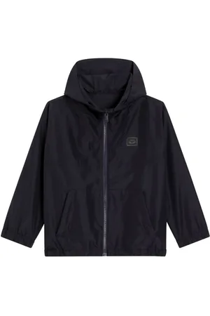 Dolce & Gabbana Logo-patch hooded jacket