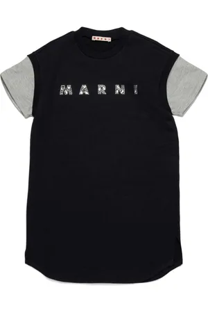 Marni Logo-appliqu?? T-shirt dress