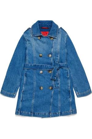MAX&Co. Kids Double-breasted denim coat
