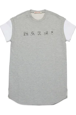 Marni Logo-appliqu?? T-shirt dress