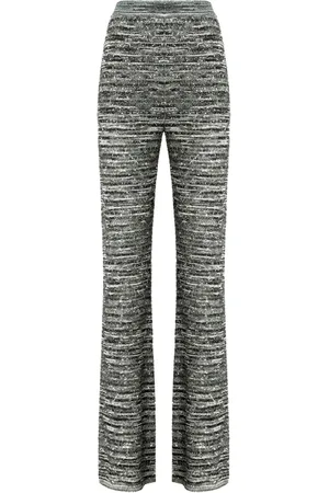Missoni Sequin-embellished flared trousers
