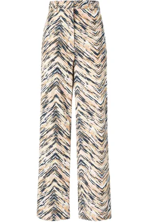 Missoni Zigzag-pattern cotton palazzo pants