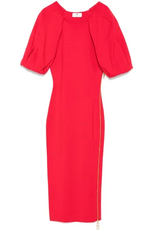Elisabetta Franchi Zip-detail midi dress