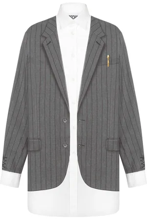 Moschino Blazer-print shirt