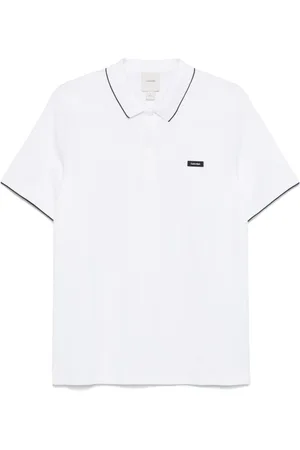 Calvin Klein Rubberised-logo polo shirt