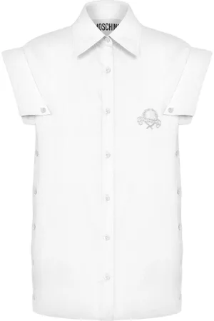 Moschino Embroidered-logo shirt