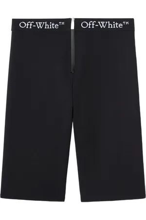 OFF-WHITE Logo-waistband zip shorts