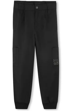 HUGO BOSS Logo-appliqu?? trousers