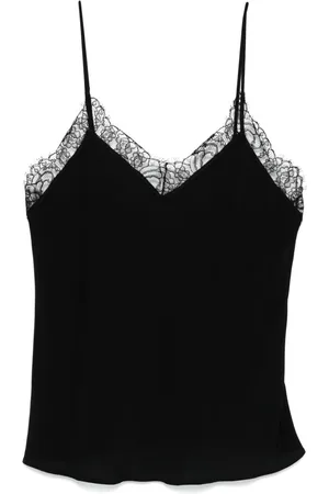 Patrizia Pepe Lace-trim tank top