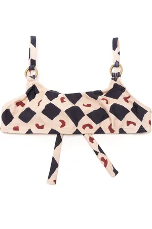 Lenny Niemeyer Graphic-print tie-fastening bikini top