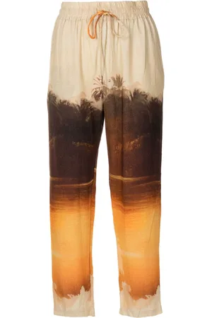 Lenny Niemeyer Landscape-print cropped trousers