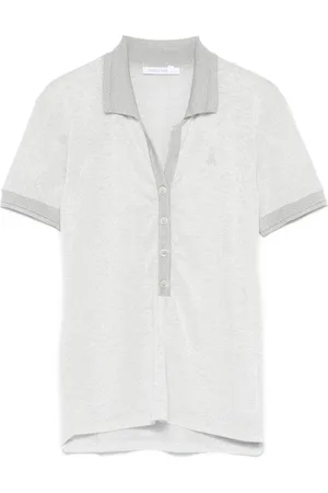 Patrizia Pepe Lurex polo shirt