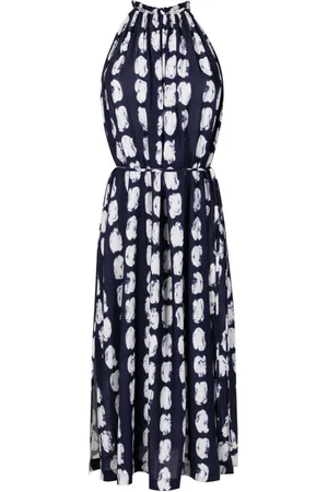 Lenny Niemeyer Abstract-print halterneck midi dress