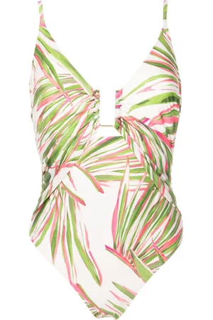 Lenny Niemeyer Foliage leaf-print swimsuit