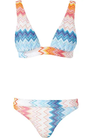 Missoni Zigzag-knit bikini set
