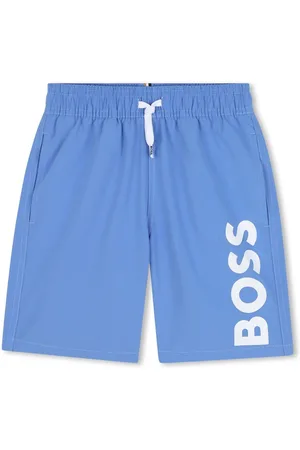 HUGO BOSS Logo-print swim shorts