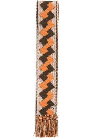 VALENTINO GARAVANI Patterned-jacquard scarf