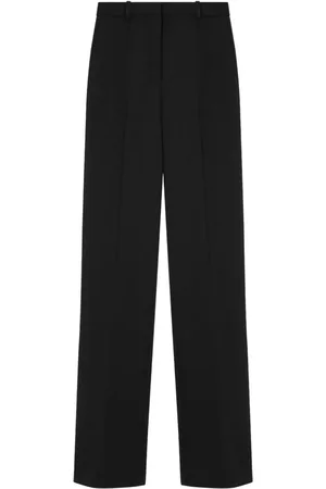 VERSACE High-waist straight-leg trousers