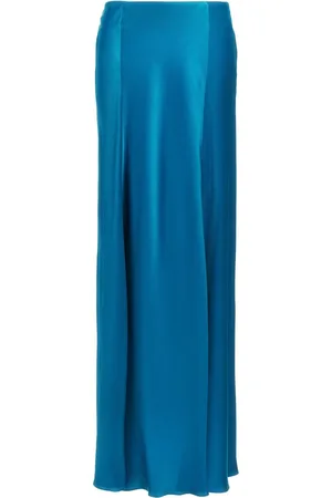 Alberta Ferretti Satin maxi skirt