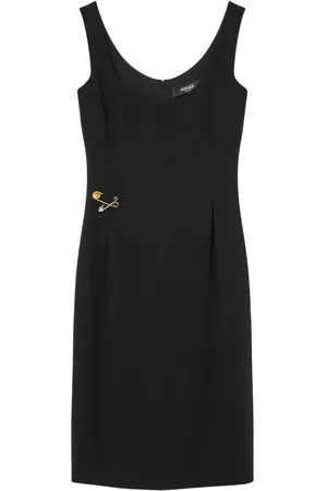 VERSACE Safety Pin midi dress