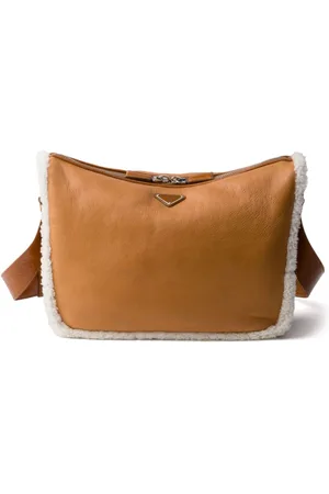 Prada Shearling shoulder bag