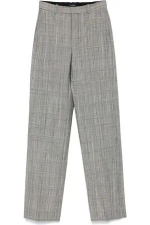 WARDROBE.NYC Prince of Wales-pattern straight trousers