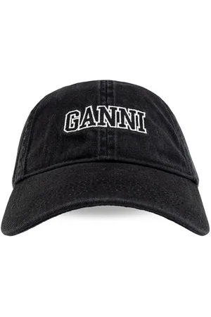 Ganni Logo-embroidered cap