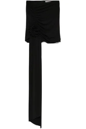 NISSA Floral-appliqu?? mini skirt