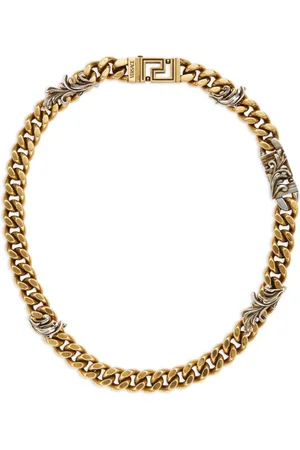 VERSACE Barocco Leaf chain necklace