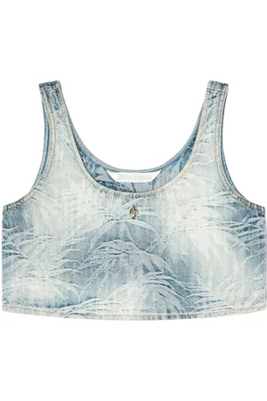 Palm Angels Palms denim top