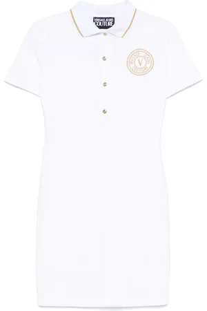 VERSACE Piqu?? mini dress