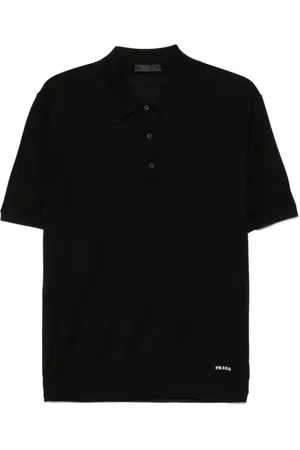 Prada Embroidered-logo polo shirt