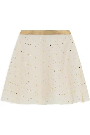 VERSACE Star-print skirt