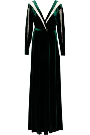 Saiid Kobeisy Velvet long dress
