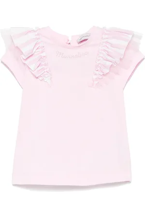 MONNALISA Ruffle-detail T-shirt