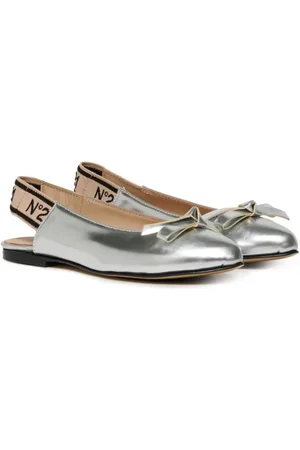 Nº21 Logo-embellished ballet flats