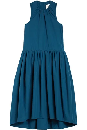Jil Sander Pleat-detail midi dress