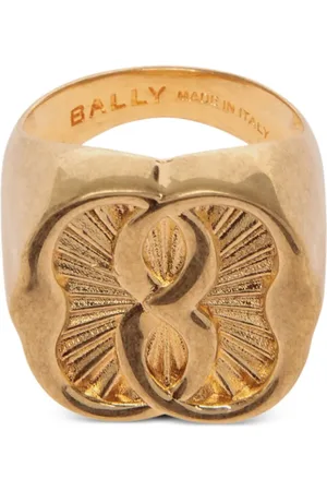 Bally Emblem engraved ring