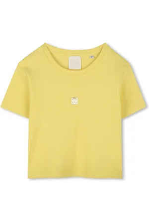 Givenchy Logo-plaque rib knit T-shirt