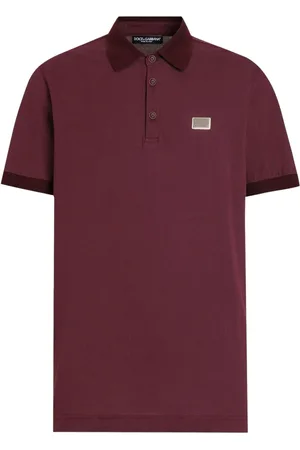 Dolce & Gabbana Logo-plaque polo shirt