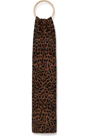 AllSaints Cheetah-intarsia scarf