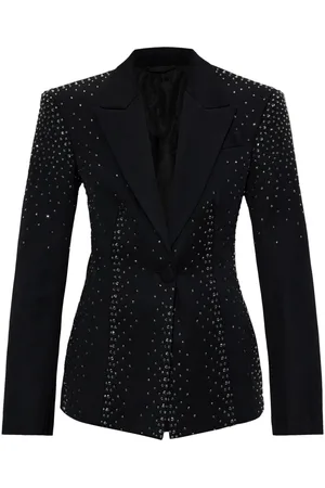 The Attico Crystal-embellished blazer