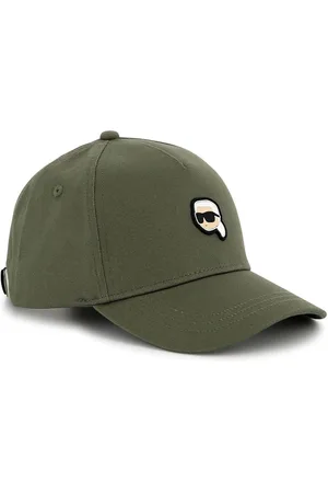 Karl Lagerfeld Logo-embroidered cotton cap