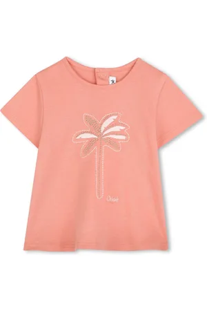 Chloé Logo-embroidered cotton T-shirt
